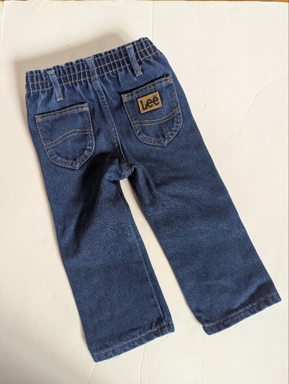 Vtg Lee Jeans 3T Classic Medium Wash Denim